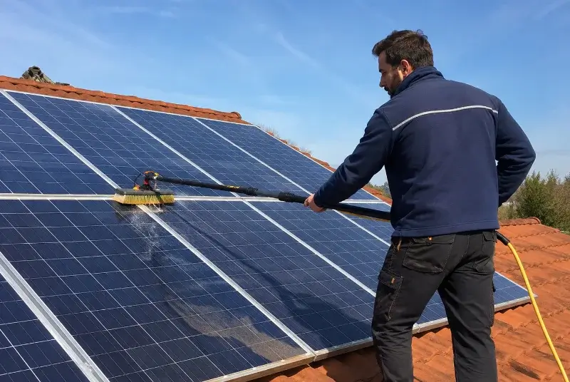 Nettoyage et entretien de panneaux solaires à Vendémian